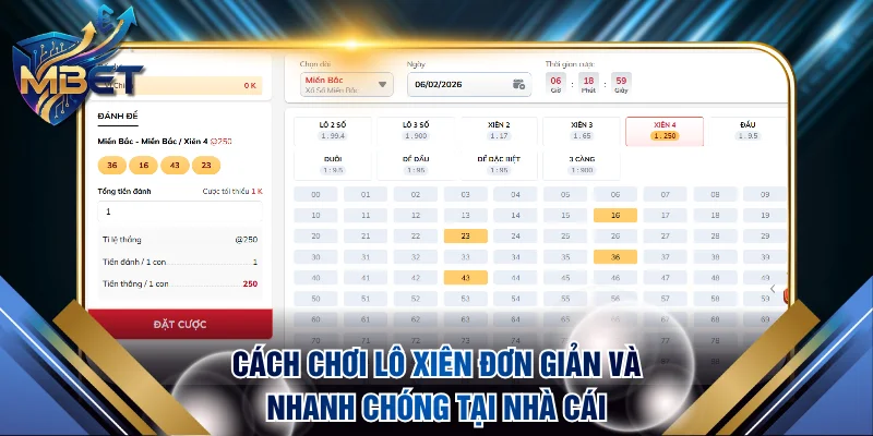 Cách chơi lô xiên đơn giản và nhanh chóng tại nhà cái