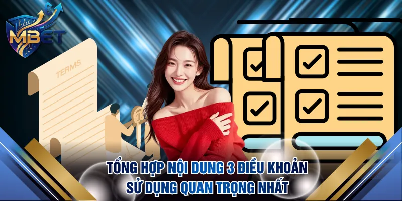 Tổng hợp nội dung 3 điều khoản sử dụng quan trọng nhất